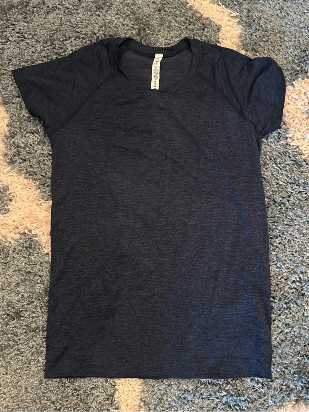 lululemon athletica Navy Short-Sleeve Crew Tee